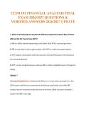 CCIM 101 Exam Compilations with Complete & Verified Solutions