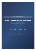 TDCJ Core Competency and Post Test &ndash; Complete Q&A Study Guide &vert; 115 Verified Terms &vert; 2026
