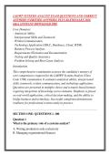 LADWP SYSTEMS ANALYST EXAM QUESTIONS AND CORRECT &NewLine;ANSWERS &lpar;VERIFIED ANSWERS&rpar; PLUS RATIONALES 2026 &NewLine;Q&A &vert; INSTANT DOWNLOAD PDF