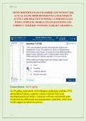 NR 569 MIDTERM EXAM &lpar;CHAMBERLAIN&rpar; NEWEST 2026 &NewLine;ACTUAL EXAM&vert; NR569 DIFFERENTIAL DIAGNOSIS IN &NewLine;ACUTE CARE PRACTICUM WEEKS 1-4 MIDTER EXAM &NewLine;WITH COMPLETE 100 REAL EXAM QUESTIONS AND &NewLine;CORRECT VERIFIED ANSWERS&sol; ALREADY GRADED A&plus; 
