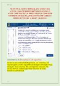 NR 569 FINAL EXAM &lpar;CHAMBERLAIN&rpar; NEWEST 2026 &NewLine;ACTUAL EXAM&vert; NR569 DIFFERENTIAL DIAGNOSIS IN &NewLine;ACUTE CARE PRACTICUM WEEKS 5-8 FINAL EXAM WITH &NewLine;COMPLETE 100 REAL EXAM QUESTIONS AND CORRECT &NewLine;VERIFIED ANSWERS&sol; ALREADY GRADED A&plus; 