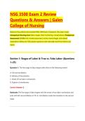 NU 170 &sol; NUR 170 Med-Surg Exam 2 Review &NewLine;Questions & Answers &vert; Galen College &vert; 2026 &NewLine;Updated