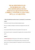 NR 546 Exam Compilations with Complete & Verified Solutions