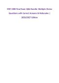 STAT 1000 Final Exam Q&A Bundle&colon; Multiple Choice &NewLine;Questions with Correct Answers & Rationales &vert; &NewLine;2026&sol;2027 Edition 