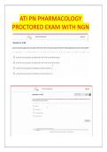 ATI PN Pharmacology Proctored Exam 2023 &ndash; 60 Practice Questions with NGN-Style Pharmacology Questions&NewLine;&NewLine;