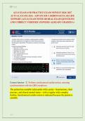 ACLS EXAMS LATEST 2026 PACKAGE DEAL&vert; DIFFERENT VERSIONS WITH COMPLETE REAL EXAM QUESTIONS  AND CORRECT VERIFIED ANSWERS&sol; ALREADY GRADED A&plus;&vert; AHA - ADVANCED CARDIOVASCULAR LIFE SUPPORT &lpar;ACLS&rpar; CERTIFICATION EXAM PREP &lpar;MOST RECENT&excl;&excl;&rpar;