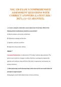 NSG 120 Exam Compilations with Complete & Verified Solutions