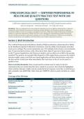 CPHQ Exam 2026&sol;2027 &ndash; Certified Professional in Healthcare Quality &vert; 200 Practice Questions with Verified Answers & Comprehensive Study Guide