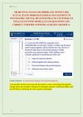 NR 606 EXAMS &lpar;CHAMBERLAIN&rpar; NEWEST 2026 PACKAGE DEAL&vert; NR606 DIAGNOSIS & MANAGEMENT IN PSYCHIATRIC MENTAL HEALTH II PRACTICUM WEEKS 1-8 WITH COMPLETE REAL EXAM QUESTIONS AND CORRECT VERIFIED ANSWERS&sol; ALREADY GRADED A&plus; 