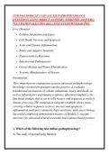 NUR 5461 MODULE 1 ADVANCED PATHOPHYSIOLOGY &NewLine;QUESTIONS AND CORRECT ANSWERS &lpar;VERIFIED ANSWERS&rpar; &NewLine;PLUS RATIONALES 2026 Q&A &vert; INSTANT DOWNLOAD PDF&period;