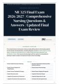 NR 325 Final Exam 2026&sol;2027 &vert; Comprehensive Nursing Questions & Answers &vert; Updated Final Exam Review