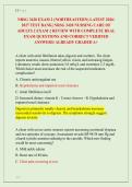 NRSG 3420 EXAM 2 &lpar;NORTHEASTERN&rpar; LATEST 2026&sol; &NewLine;2027 TEST BANK&vert; NRSG 3420 NURSING CARE OF &NewLine;ADULTS 2 EXAM 2 REVIEW WITH COMPLETE REAL &NewLine;EXAM QUESTIONS AND CORRECT VERIFIED &NewLine;ANSWERS&sol; ALREADY GRADED A&plus; 