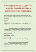 FLORIDA NHA EXAM AND PRACTICE EXAM NEWEST &NewLine;2026&sol; 2027 TEST BANK&vert; FL STATE NHA &NewLine;CERTIFICATION EXAM PREP WITH COMPLETE 500 &NewLine;REAL EXAM QUESTIONS AND CORRECT VERIFIED &NewLine;ANSWERS&sol; ALREADY GRADED A&plus; &lpar;MOST RECENT&excl;&excl;&rpar;