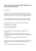 NURS 311 WEEK 1 2026&sol;2027 &vert; NURS 311 WEEK 1 QUESTIONS&comma; STUDY GUIDE & COMPREHENSIVE REVIEW