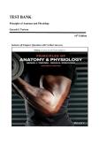 Test Bank for Principles of Anatomy and Physiology&comma; 16th Edition by Gerard J&period; Tortora & Bryan H&period; Derrickson &vert; All Chapters Complete &vert; Guide A&plus; 