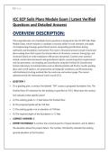 ICC ECP Soils Plans Module Exam &vert; Latest Verified &NewLine;Questions and Detailed Answers 