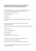 NURS 3031 FINAL EXAM 2026&sol;2027 &vert; NURS 3031 FINAL EXAM QUESTIONS&comma; STUDY GUIDE & COMPREHENSIVE REVIEW