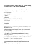 NUR 313 EXAM 1 PRACTICE QUESTIONS 2026&sol;2027 &vert; NUR 313 EXAM 1 QUESTIONS&comma; STUDY GUIDE & COMPREHENSIVE REVIEW