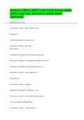Auburn BIOL 3201 Lab Final Exam With 100&percnt; Correct Answers 2026-2027 Updated&period;