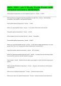 BIOL 3201 Lab 5 Study Guide Exam with Detailed Answers 2026&sol;2027&period;&NewLine;&NewLine;