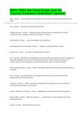 BIOL 3201 lab Final Exam and All Correct Answers 2026&sol;2027 Update&period;