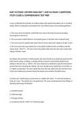 NUR 313 EXAM 1 REVIEW 2026&sol;2027 &vert; NUR 313 EXAM 1 QUESTIONS&comma; STUDY GUIDE & COMPREHENSIVE TEST PREP