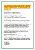 NRNP 6645 FINAL EXAM 2026&sol;2027 &vert; 3 Versions &ndash; 300&plus; Q&A &vert; Psychotherapy with Multiple Modalities &vert; Walden University PMHNP &vert; Pass Guaranteed - A&plus; Graded