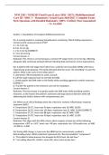 NUR 2502 &sol; NUR2502 Final Exam &lpar;Latest 2026 &sol; 2027&rpar;&colon; Multidimensional Care III &sol; MDC 3 &ndash; Rasmussen &vert; Actual Exam 2026&sol;2027 &vert; Complete Exam-Style Questions with Detailed Rationales &vert; 100&percnt; Verified &vert; Pass Guaranteed &ndash; A&plus; Graded