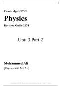IGCSE Physics Summary Notes &vert; Key Formulas&comma; Definitions&comma; Derivations & Worked Examples