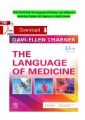 Test Bank for The Language of Medicine 13th Edition by Davi-Ellen Chabne
