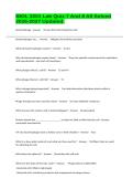 BIOL 3201 Lab Quiz 7 And 8 All Solved 2026-2027 Updated&period;