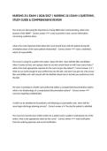NURSING 311 EXAM 1 2026&sol;2027 &vert; NURSING 311 EXAM 1 QUESTIONS&comma; STUDY GUIDE & COMPREHENSIVE REVIEW