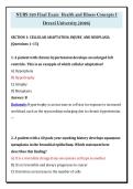 Drexel NURS 320 Final Exam &lpar;PDF&rpar; &vert; &lpar;2026&rpar; Health & Illness Concepts I Questions & Answers &vert; Instant PDF Download