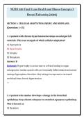 NURS 320 Final Exam &lpar;PDF&rpar; &vert; &lpar;2026&rpar; Health & Illness Questions &vert; Nursing Concepts