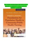 Test Bank for Foundations for Population Health in Community&sol;Public Health Nursing&comma; 7th Edition &ndash; Complete Study Guide
