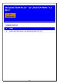 NR565 Midterm Exam &lpar;PDF&rpar; &vert; &lpar;2026&rpar; Advanced Pharmacology Questions &vert; Nursing