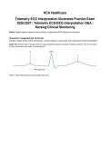 HCA Healthcare Telemetry ECG Interpretation Practice Exam &lpar;PDF&rpar; &vert; 2026&sol;2027