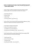 NURS 317 PHARMACOLOGY EXAM 4 PRACTICE QUESTIONS 2026&sol;2027 &ndash; STUDY GUIDE & REVIEW