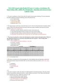 NSG 4100 Focused Adult Health III Exam 3 &vert; Cardiac&comma; Arrhythmias&comma; MI&comma;&NewLine;Heart Failure&comma; DIC&comma; ARDS&comma; PE & Respiratory &vert; Questions and Answers Latest&NewLine;Updated- Galen 