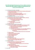NSG 4100 Adult Health III Nursing Exam 2 Review &vert; Diabetes&comma; Endocrine&NewLine;Disorders&comma; DKA&comma; HHS&comma; Addison&rsquo;s&comma; Cushing&rsquo;s & SIADH &vert;Questions and&NewLine;Answers Latest Updated- Galen