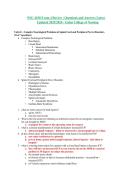 NSG 4100 Exam 4 Review &vert; Questions and Answers Latest&NewLine;Updated 2025&sol;2026 - Galen College of Nursing