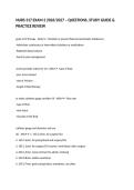NURS 317 EXAM 2 2026&sol;2027 &ndash; QUESTIONS&comma; STUDY GUIDE & PRACTICE REVIEW