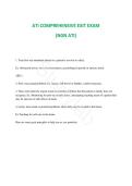 ATI Comprehensive Exit Exam 2024 &ndash; Complete Test Bank with Questions and Verified Answers &lpar;NGN&rpar;