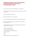 RASMUSSEN COLLEGE MDC 1 EXAM 1 QUESTIONS WITH DETAILED ANSWER KEY FOR &lpar;2026&rpar; EXAM&comma; A&plus; SOLUTIONS&sol;NEWEST UPDATE&excl;&excl;&excl;&NewLine;