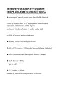 PROPHECY EKG COMPLETE SOLUTION&NewLine;SCRIPT ACCURATE RESPONSES BEST A
