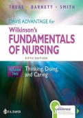Test Bank Davis Advantage For Wilkinson's Fundamentals Of Nursing &lpar;2 Volume Set&rpar; Theory&comma; Concepts&comma; And Applications By &lpar;Leslie S&period; Treas&comma; Karen L&period; Barnett&comma; Mable H&period; Smith&rpar; 5th Edition 2025