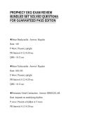PROPHECY EKG EXAM REVIEW&NewLine;BUNDLED SET SOLVED QUESTIONS&NewLine;FOR GUARANTEED PASS EDITION
