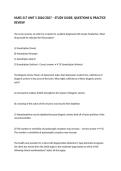 NURS 317 PACKAGE DEAL 2026&sol;2027 &ndash; EXAM QUESTIONS&comma; STUDY GUIDE & COMPLETE REVIEW