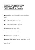 PROPHECY EKG EXAMPREP STUDY&NewLine;GUIDE ACTUAL QUESTIONS AND&NewLine;CORRECT SOLUTIONS COMPLETE