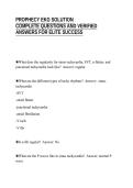 PROPHECY EKG SOLUTION&NewLine;COMPLETE QUESTIONS AND VERIFIED&NewLine;ANSWERS FOR ELITE SUCCESS